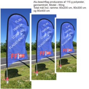 Alu. Beachflag - Wing