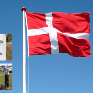 Flagstang inkl. opsættning