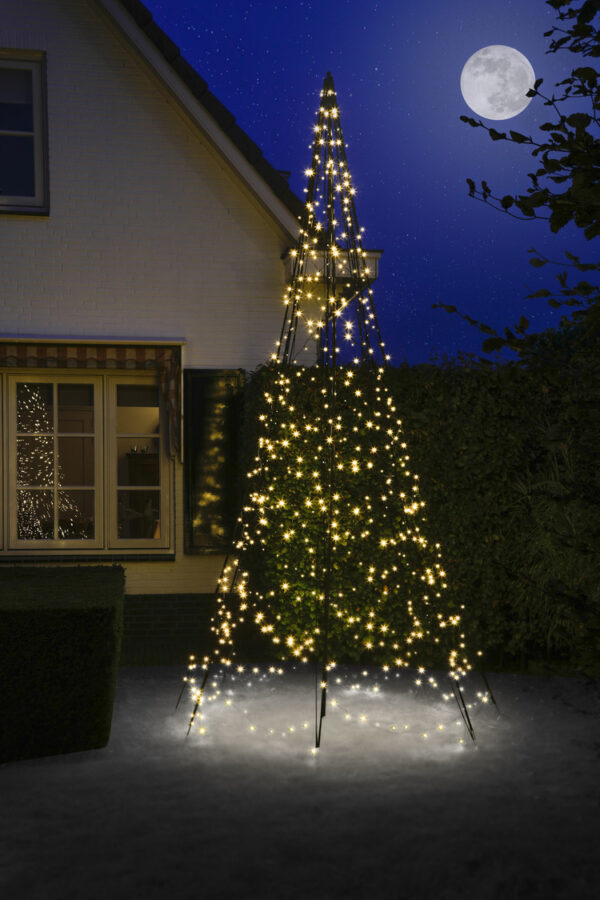 Fairybell juletræ lyskæde 4 meter med 640 LED pærer.