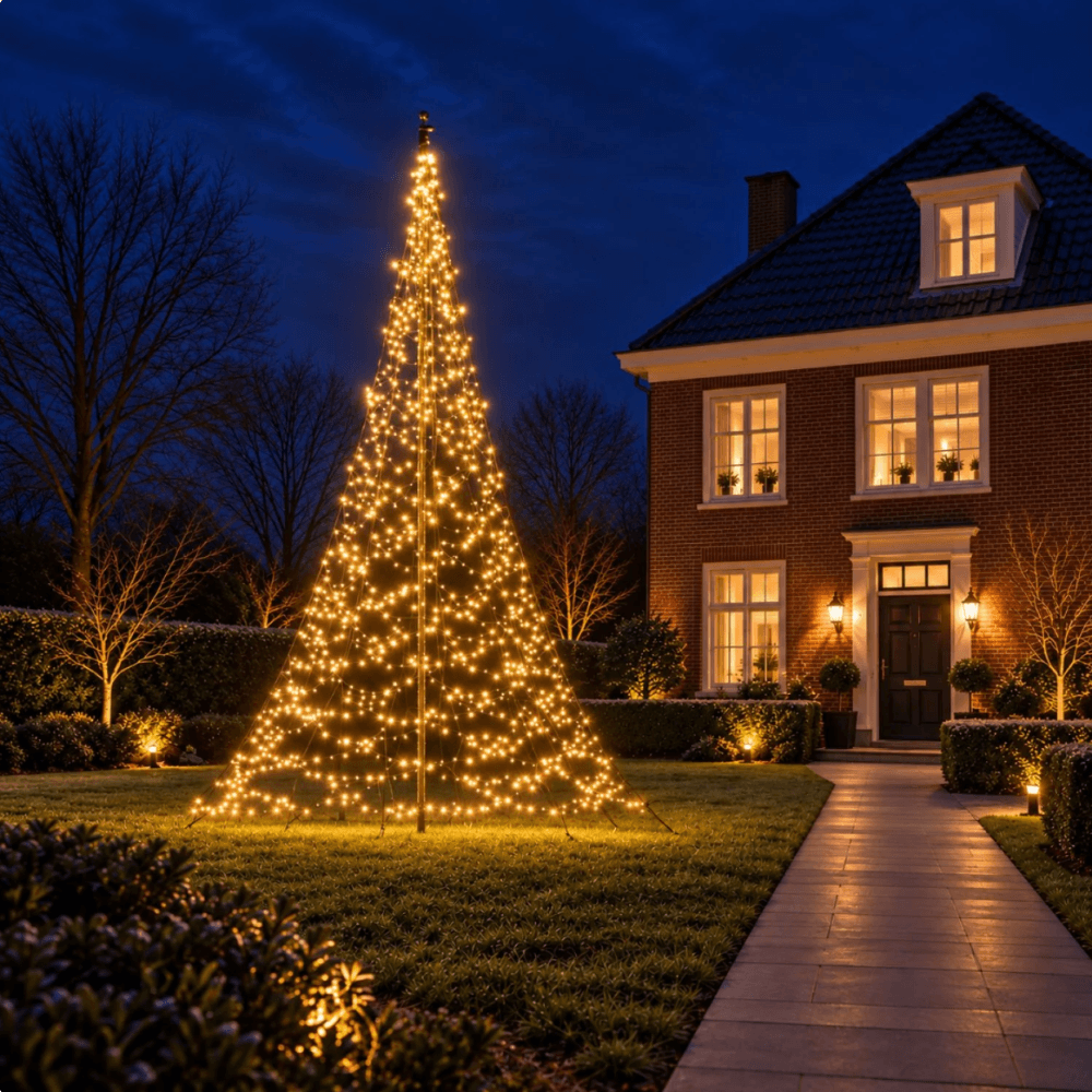 Fairybell Standard 6 meter med 1200 LED inkl. mast